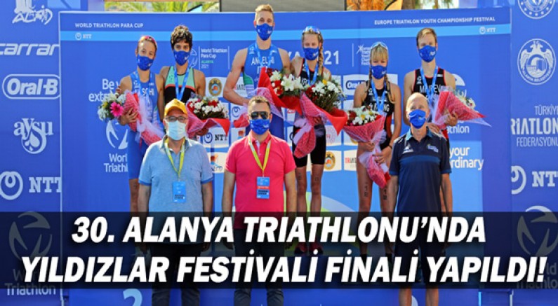30. Alanya Triathlonu’nda yıldızlar festivali finali yapıldı!