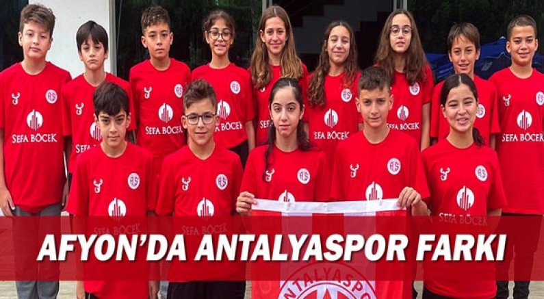 Afyon’da Antalyaspor Farkı 