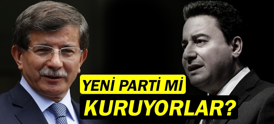 Ahmet Davutoğlu yeni parti mi kuruyor?