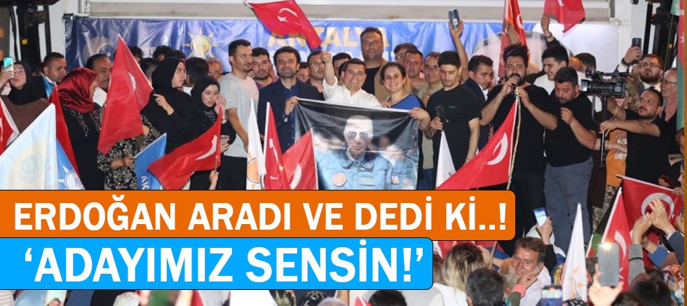 AK Parti Antalya Büyükşehir Belediye Başkan Adayı Hakan Tütüncü oldu.