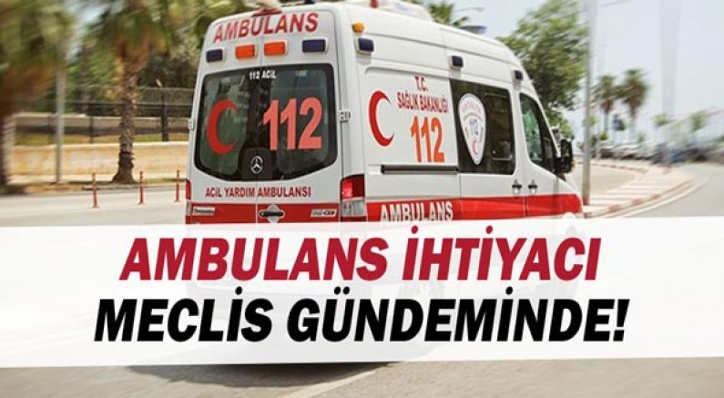 Ambulans İhtiyacı Meclis Gündeminde