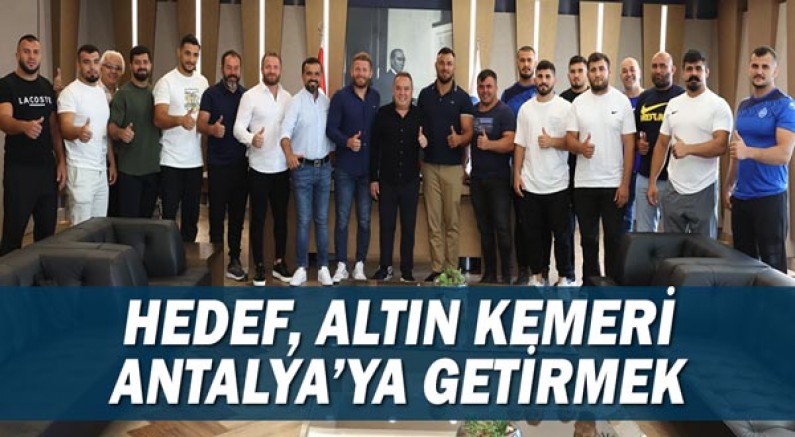 Antalya Büyükşehir güreşçileri Kırkpınar’a hazır!