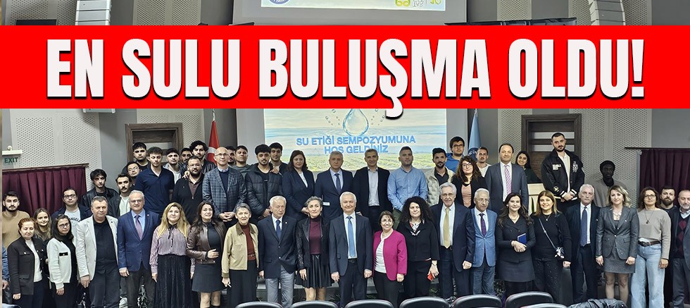 Antalya'da Su Etiği Sempozyumu gerçekleştirildi.