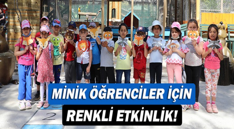 Antalya Hayvanat Bahçesi’nde  minik öğrenciler için renkli etkinlik!