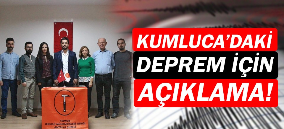 Antalya Jeoloji Mühendisleri Odası: Deprem riski azalmadı!
