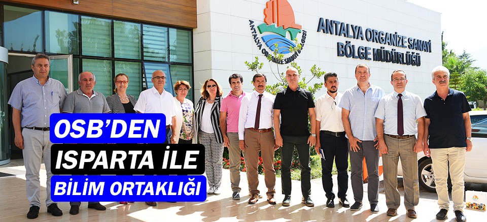 Antalya ve Isparta'dan bilim ortaklığı