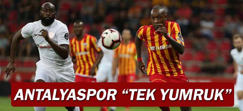 Antalyaspor'a tam destek...