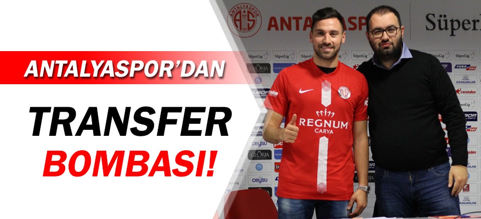 Antalyaspor'da son dakika transferi!