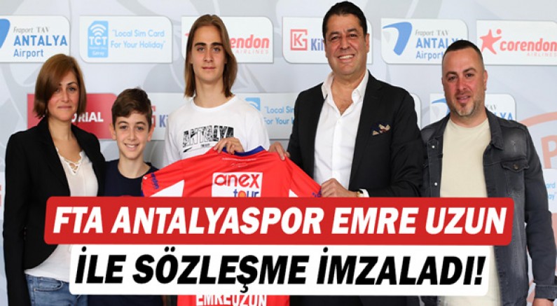 Antalyaspor, Emre Uzun ile 3+2 yıllık sözleşme imzaladı!