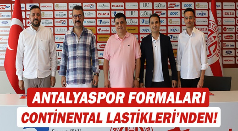 Antalyaspor Formaları Continental Lastikleri’nden!