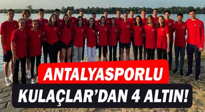 Antalyasporlu Kulaçlar Belgrad’da 4 Altın Kazandı