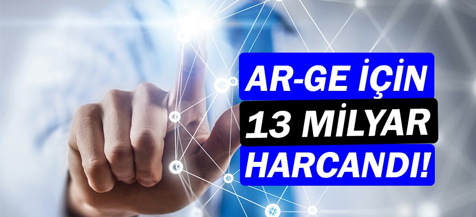 AR-GE için 13 milyar 24 milyon TL harcandı!
