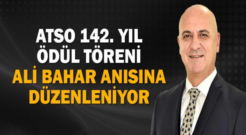 ATSO 143. Yıl ödül töreni