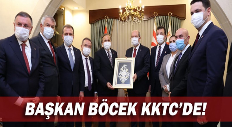 Başkan Muhittin Böcek Kuzey Kıbrıs Türk Cumhuriyeti’nde! 