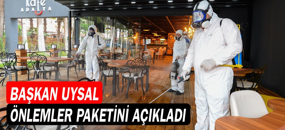 Başkan Uysal, önlemler paketini açıkladı