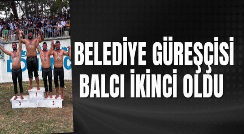 Belediye Güreşçisi Balcı İkinci Oldu 