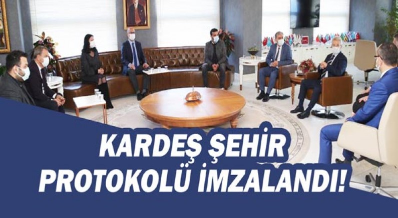 Bursa Nilüfer Belediyesi ile Kardeş Şehir Protololü İmzalandı. 