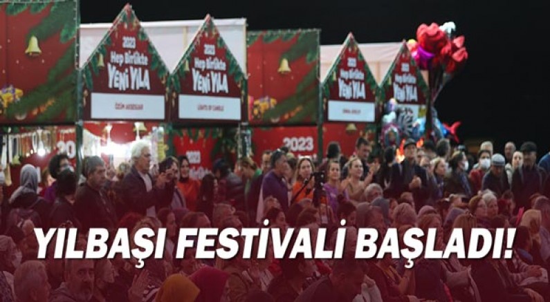 Büyükşehir’in yılbaşı festivali başladı