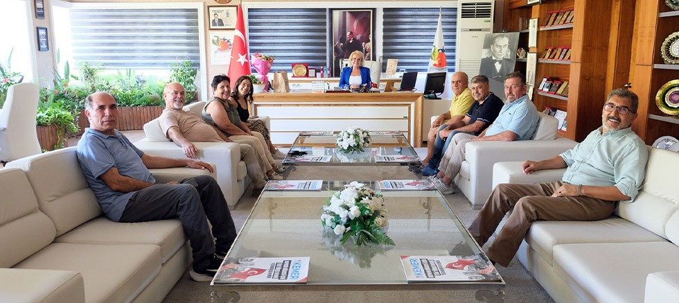 CHP’den Başkan Vekiline ziyaret.