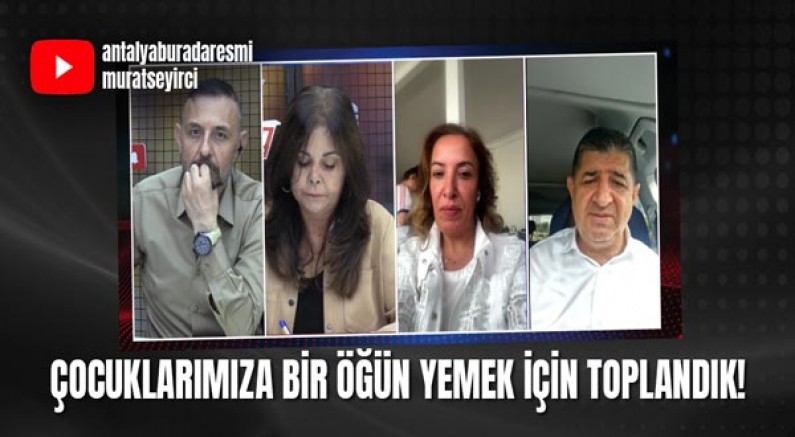 Çocuklarımıza bir öğün yemek için toplandık!