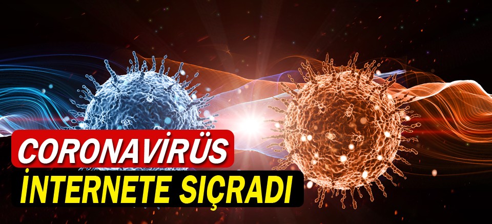 Coronavirüs internete sıçradı