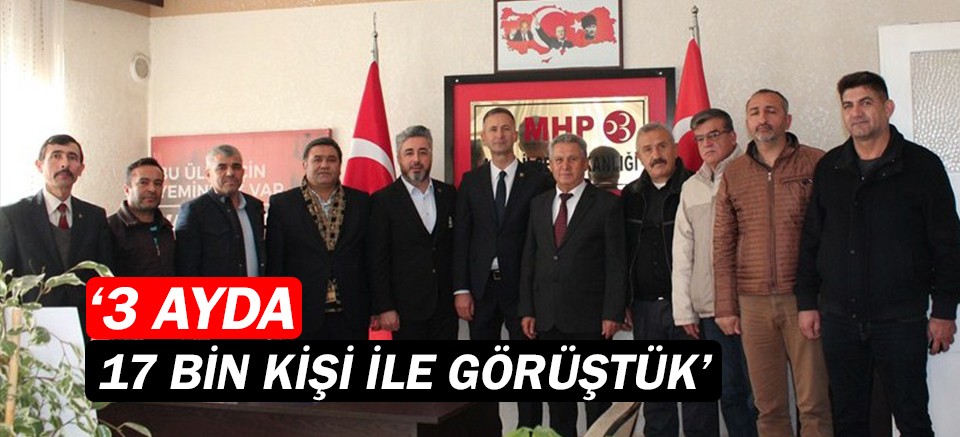 Deniz Karataş, MHP Aksu İlçe Başkanlığını ziyaret etti