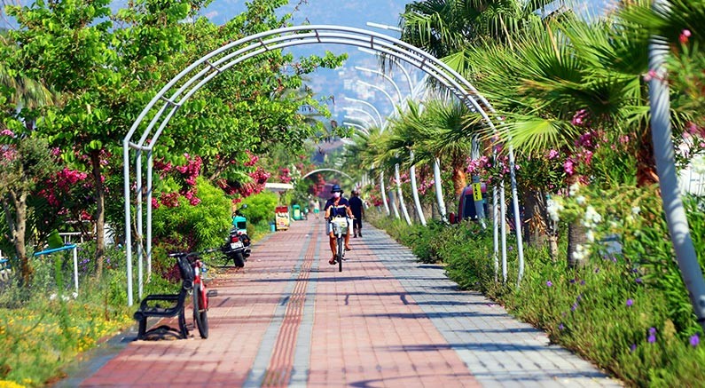 Dinek'ten Kargıcak'a kesintisiz bisiklet yolu