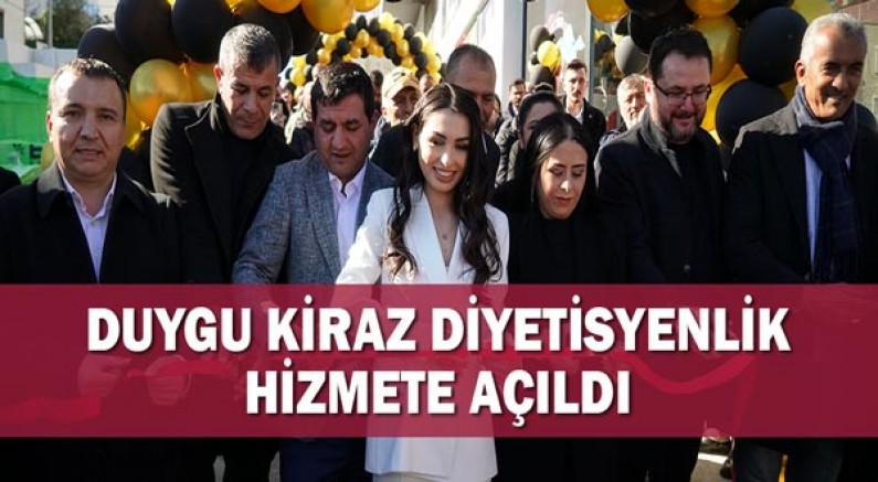 Duygu Ki̇raz Di̇yeti̇syenli̇k Hi̇zmete Açıldı
