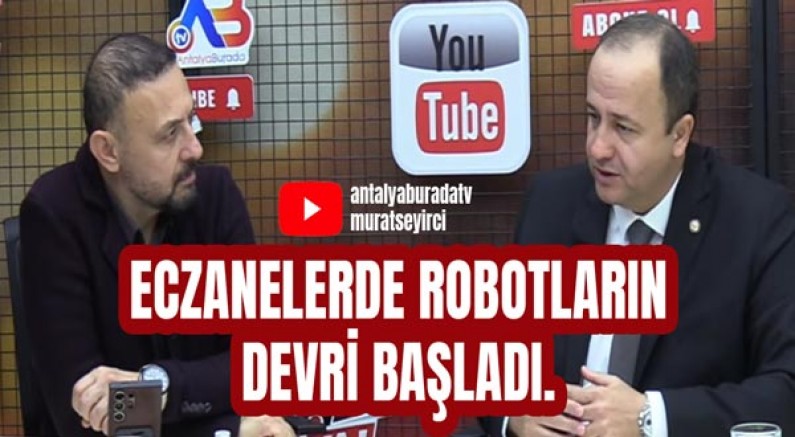 Eczanelerde robotların devri başladı.