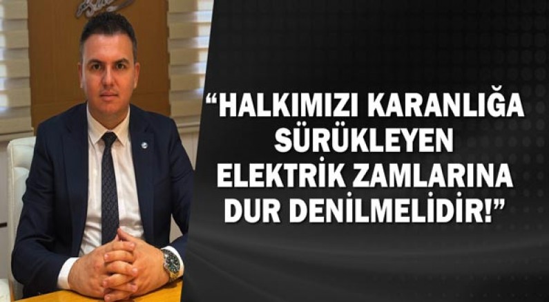 EMO Antalya Şubesi Başkanı Şaban Tat: Halkımızı Karanlığa Sürükleyen Elektrik Zamlarına Dur Denilmelidir!