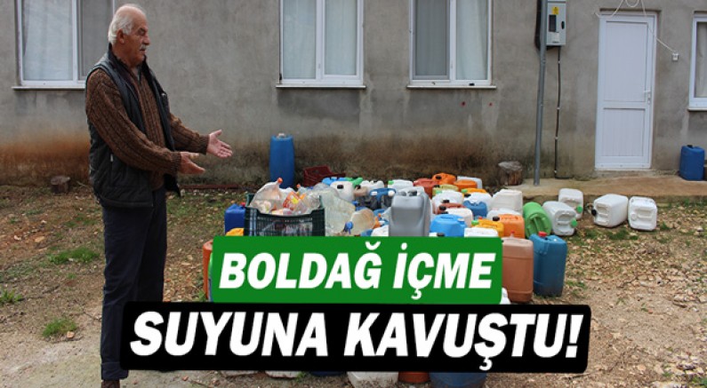 Finike Boldağ’ın 60 yıllık su hasreti sona erdi!