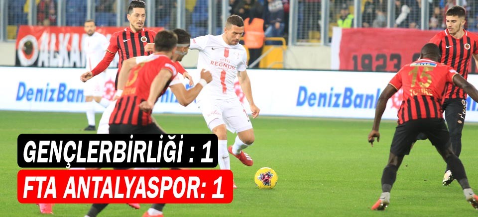 Gençlerbirliği 1-1 FTA Antalyaspor