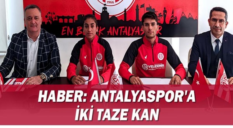 Antalyaspor'a İki Taze Kan