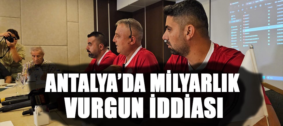 Hafriyatçılar Odası Başkanı Özgür Bucaklı’dan milyarlık vurgun iddiası.