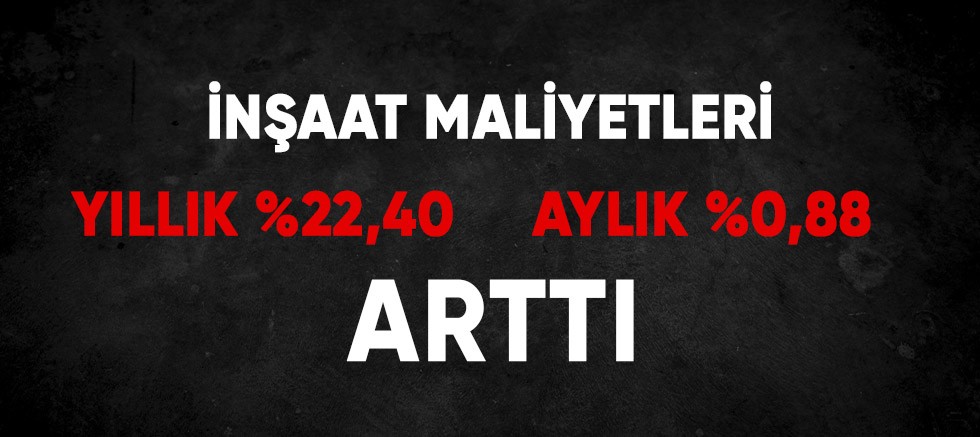İnşaat Maliyet Endeksi, Mayıs 2025