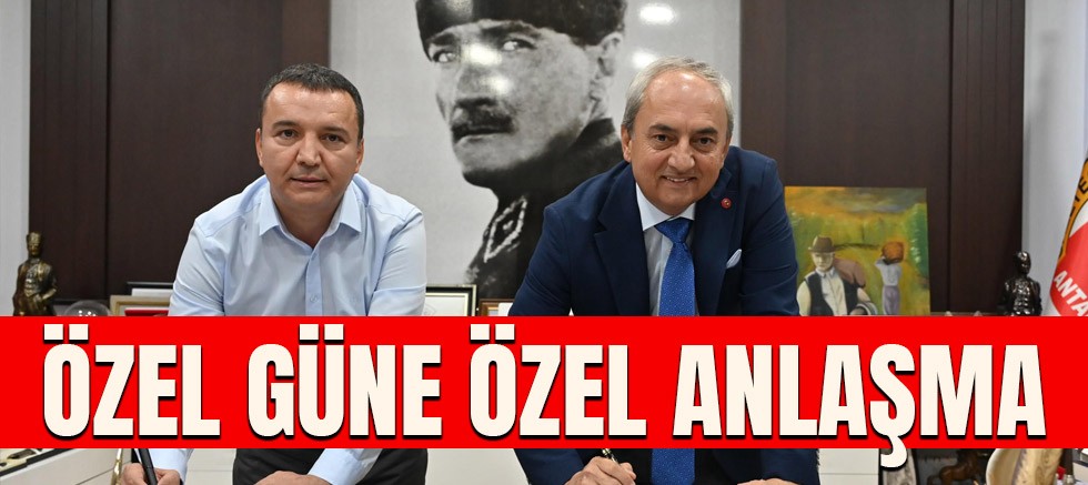 Kepez Belediyesi'nden gazetecilere özel anlaşma.