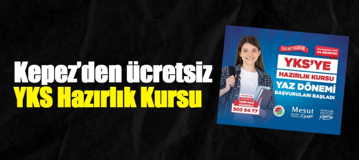 Kepez’den ücretsiz yaz dönemi YKS Hazırlık Kursu