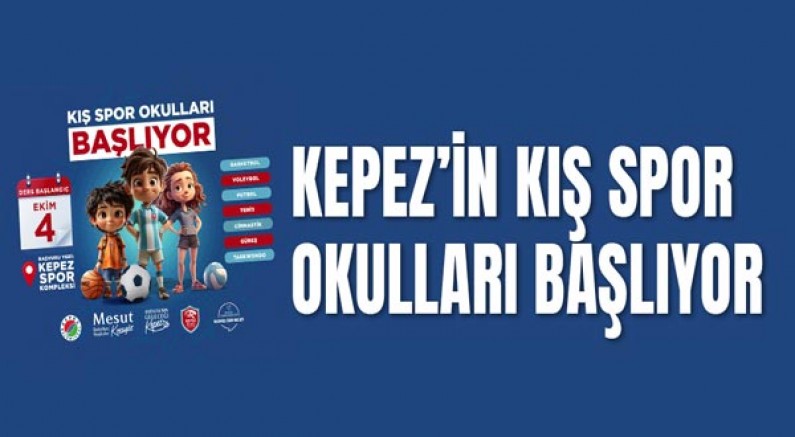 Kepez’in Kış Spor Okulları başlıyor