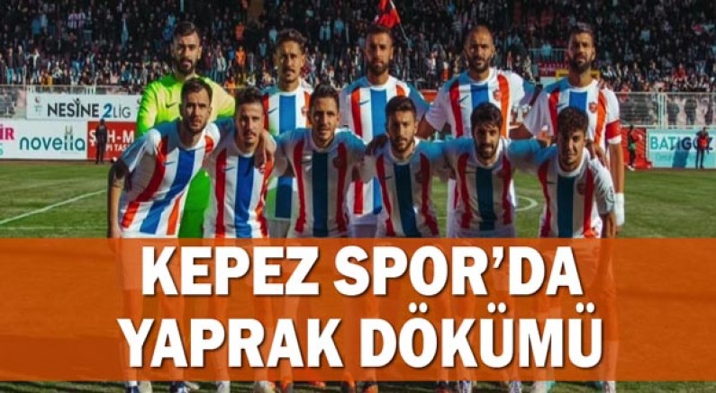 Kepez Spor'da  yaprak dökümü!