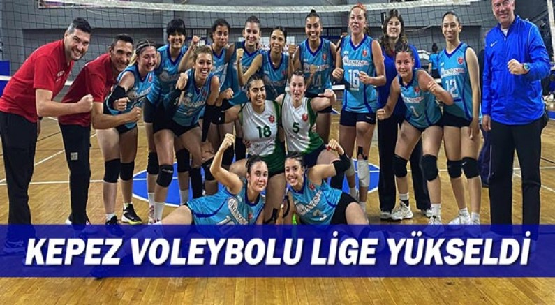 Kepez voleybolu lige yükseldi