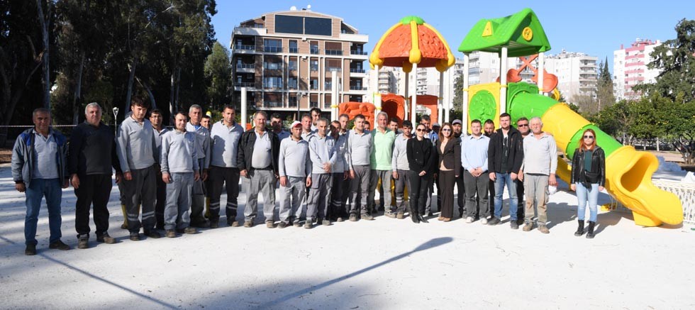 Konyaaltı Gürsu Mahallesine “engelli dostu” park 