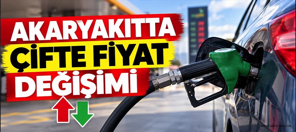 Akaryakıtta Çifte Fiyat Değişimi