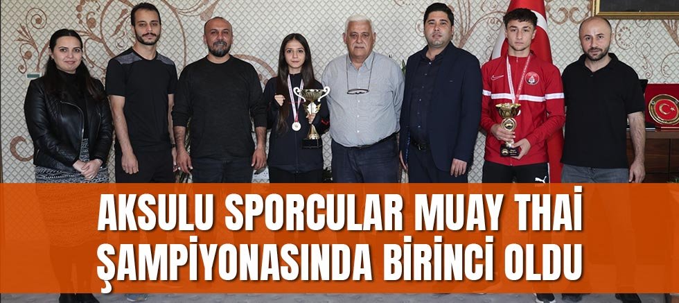 Aksulu Sporcular Muay Thai Şampiyonasında Birinci Oldu