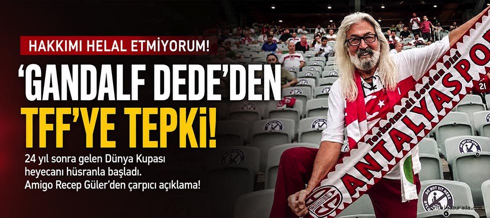 Amigo Recep Güler'den TFF'ye tepki: Hakkımı helal etmiyorum
