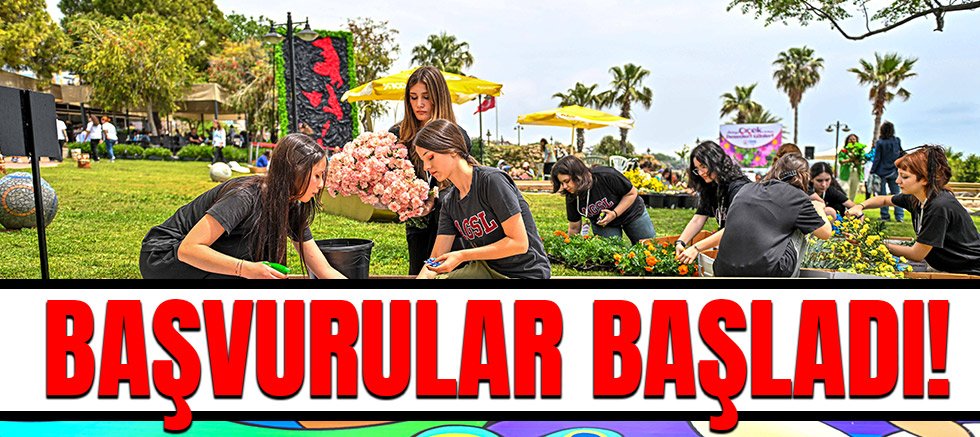 Antalya'da Çiçek Desenleri Günleri için başvurular başladı.