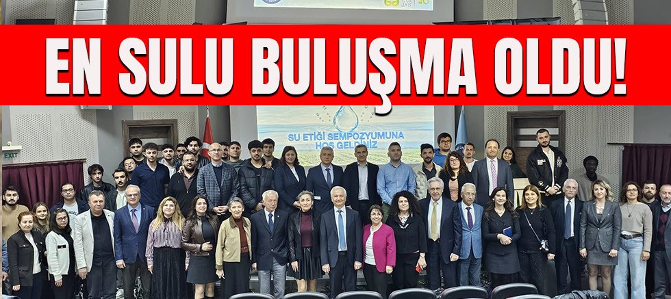 Antalya'da Su Etiği Sempozyumu gerçekleştirildi.