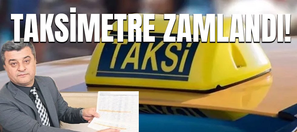 Antalya'da taksimetre fiyatları zamlandı.