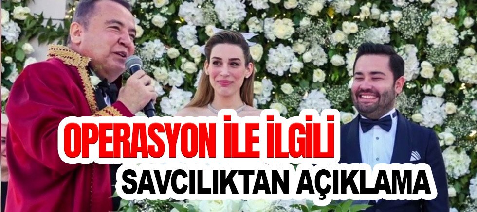 Antalya'daki yolsuzluk operasyonunda savcılık açıklaması.