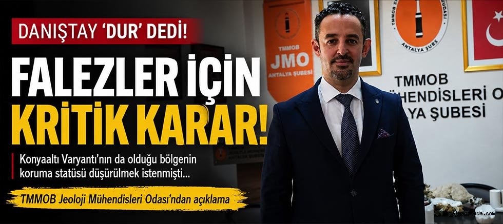 Antalya Falezleri İçin Yürütmeyi Durdurma Kararı