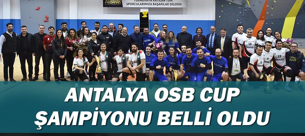 Antalya Usb Cup Şampiyona belli oldu!